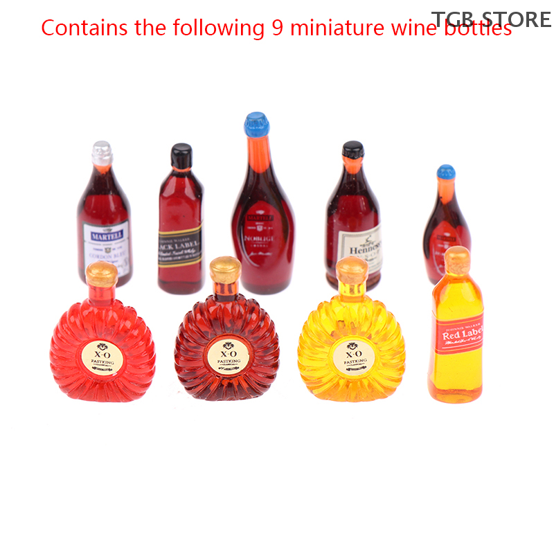 Wine Xo - 9Pcs Random Resin Doll House World