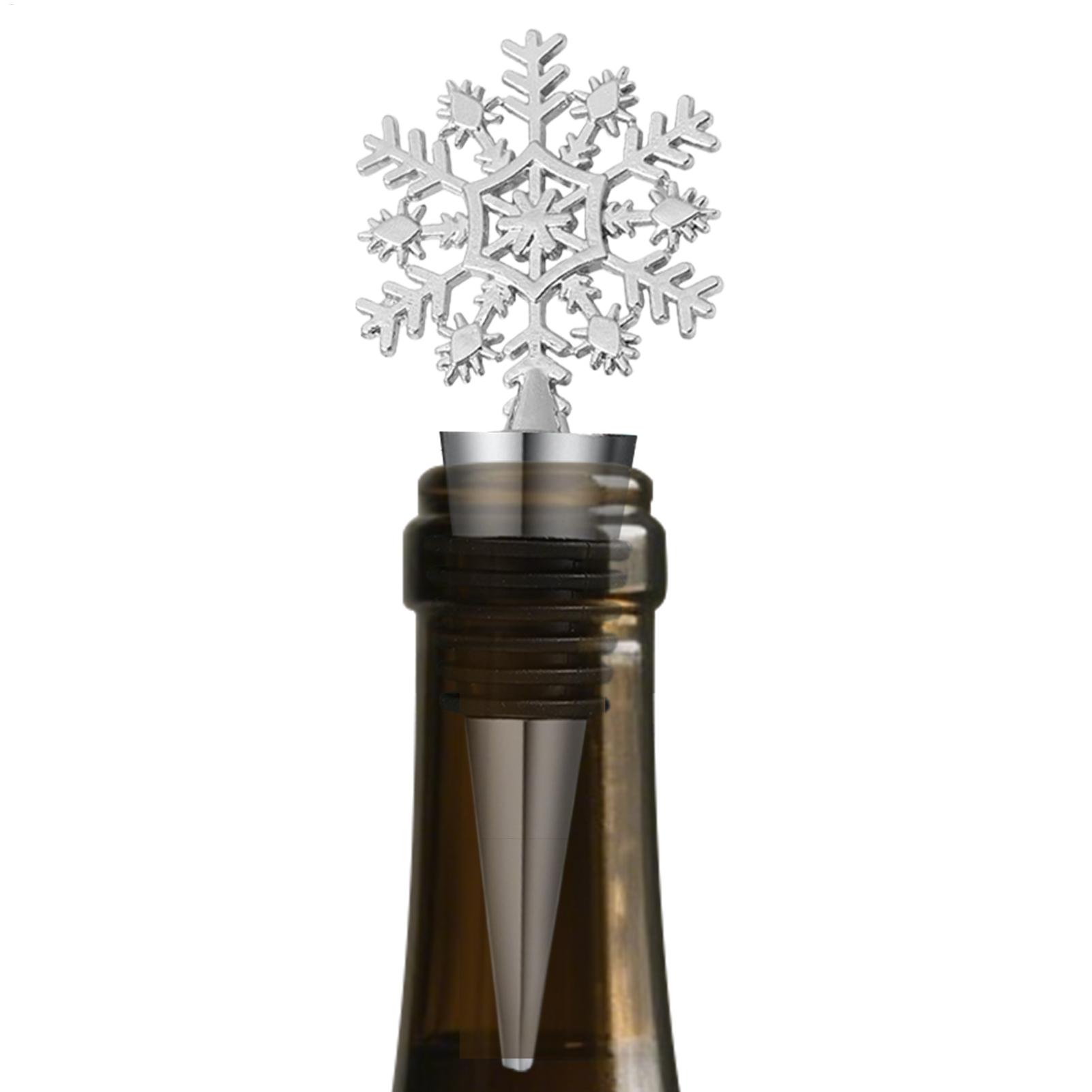 Wine To Beer To Liquor - Wine Bottle Stopper Christmas Decorations Airtight