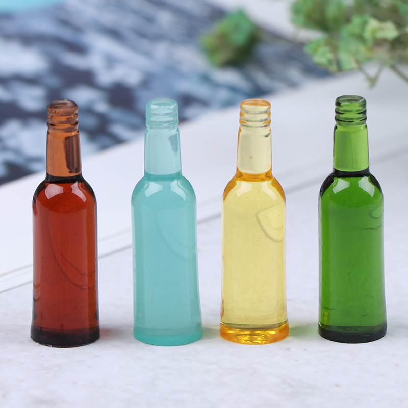 Wine To Beer - 6pcs 1:12 Dollhouse Miniature Beer Wine