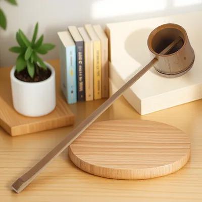 Wine Beer Garden - Bamboo Water Scoop Wine Dipper Long