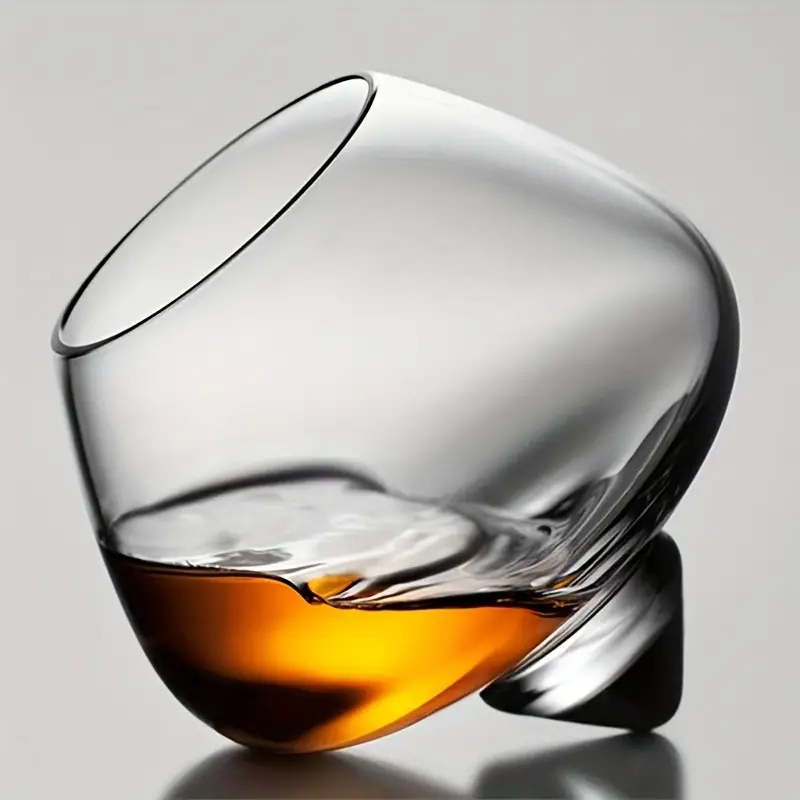 Wine To Beer To Liquor - 250ml Whisky Glasses Belly Beer Rotating