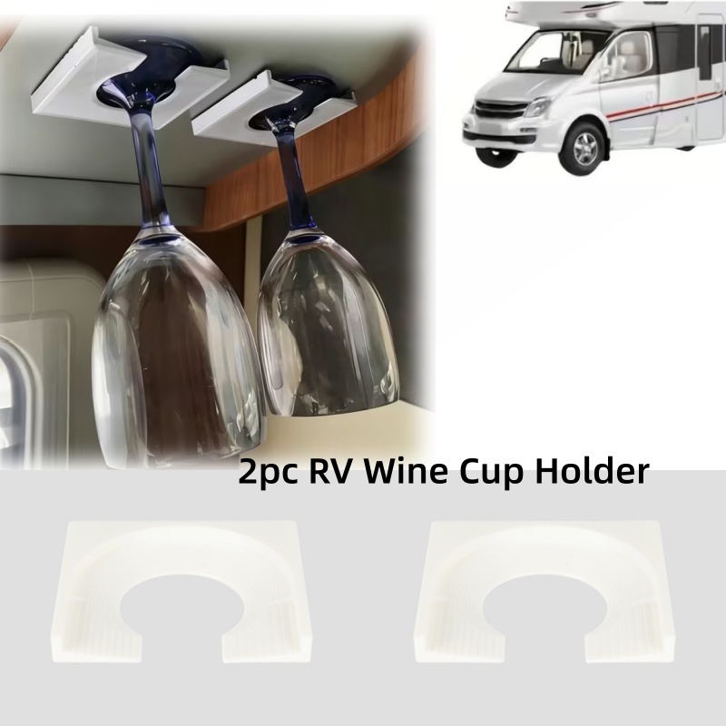 Wine & Beer Emporium - 2pc RV Campervan Wine Cup Holder