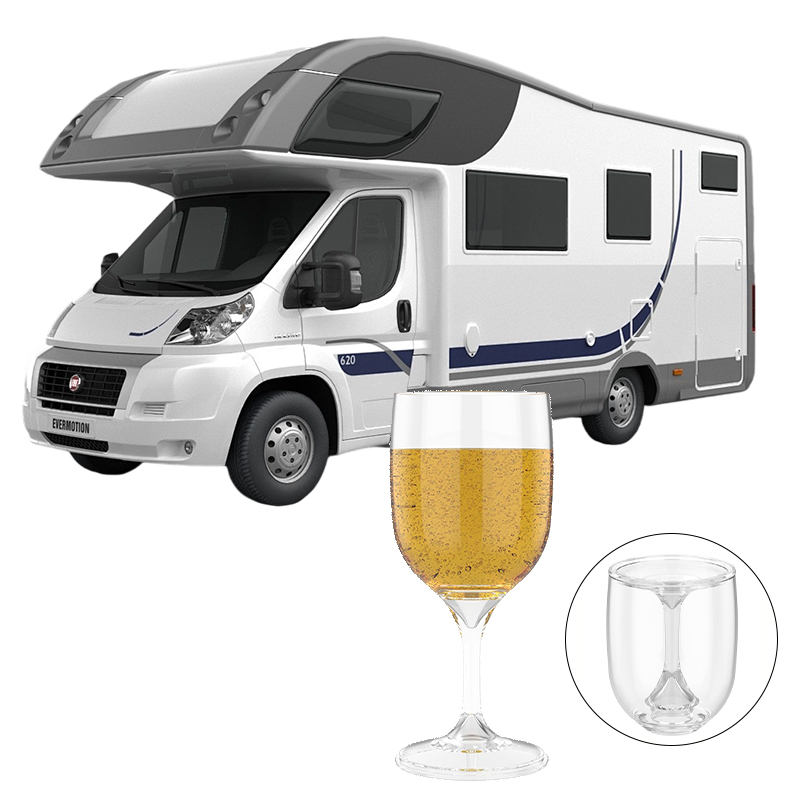 Wine & Beer Emporium - Folding Wine Glass Transparent Food Grade