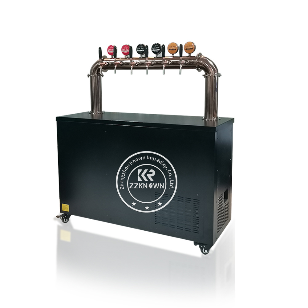Craft Beer & Wine U- - Beer Dispenser Beverage Cooler Dispenser Black