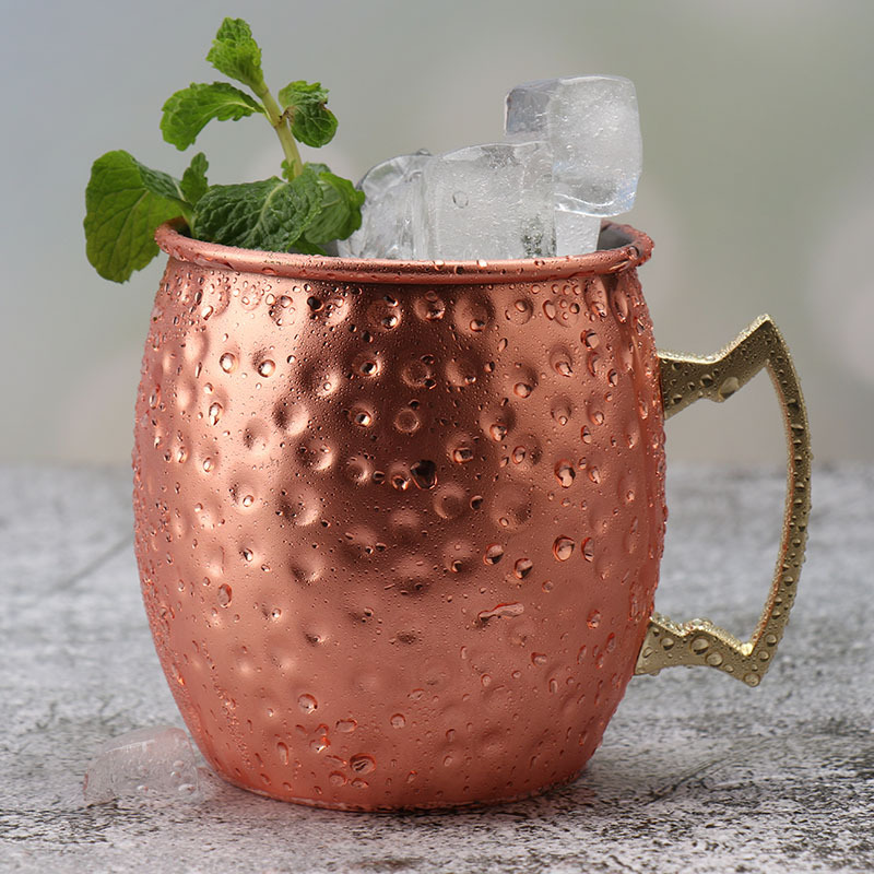 Wine N Beer - Steel Moscow Mule Mug 500ml Plated