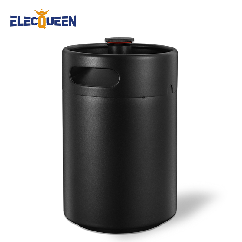 Craft Beer & Wine U- - ELECQUEEN Mini Keg 5l, Matte Black