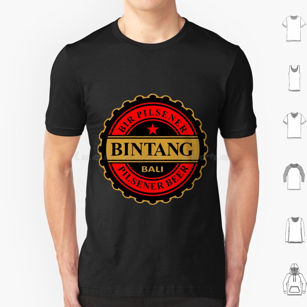 Wine To Beer To Liquor - Bintang Pilsener Beer T Shirt Cotton