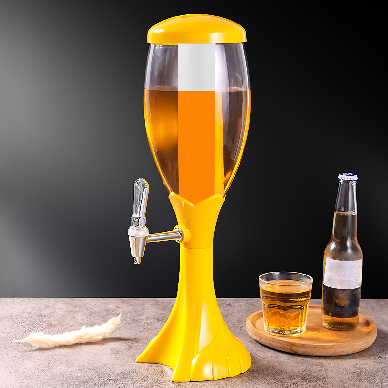 Wine To Beer To Liquor - Drink Tower Ice Tube for Beer