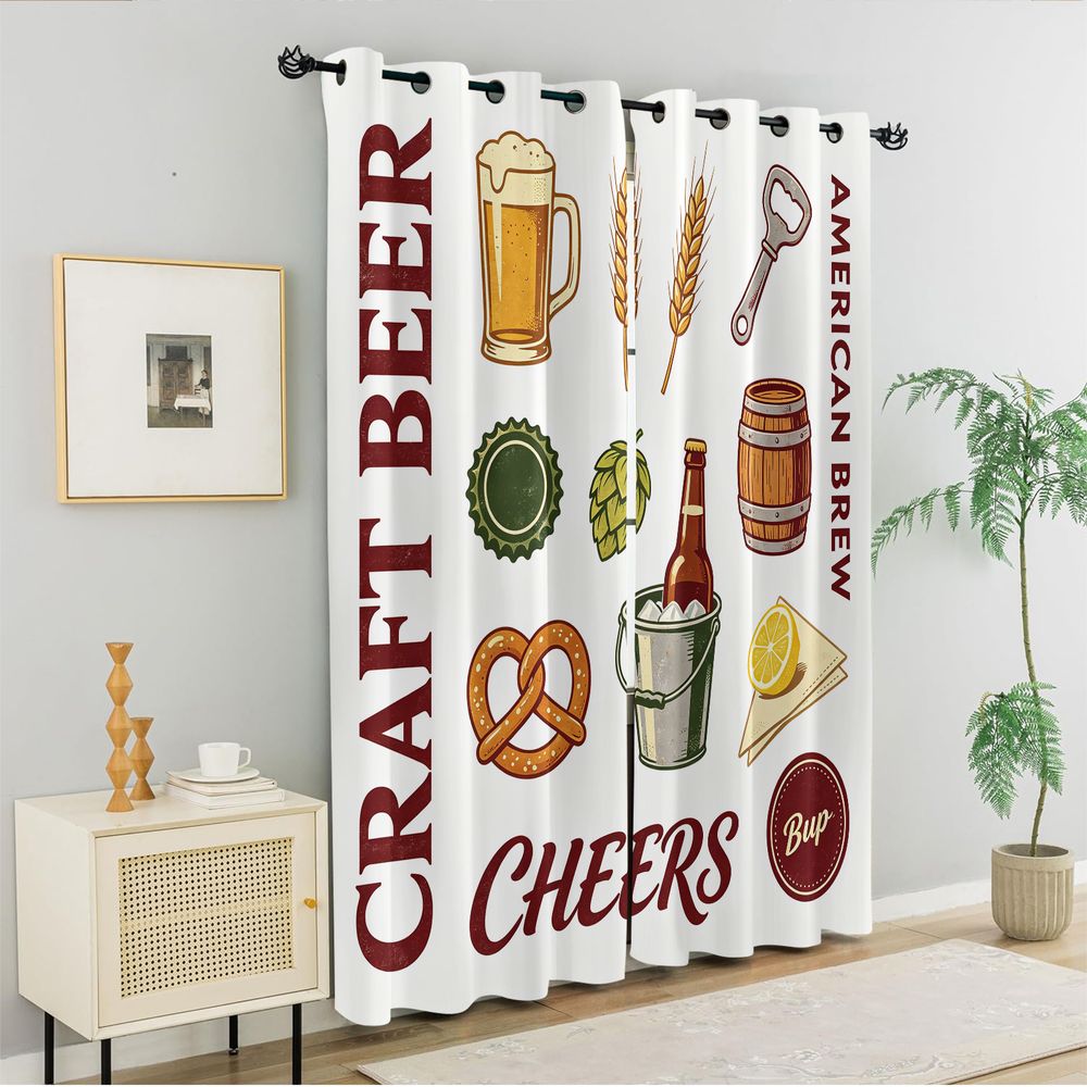 Vintage Craft Beer Theme Print - Craft Beer & Wine U- 评论和价格