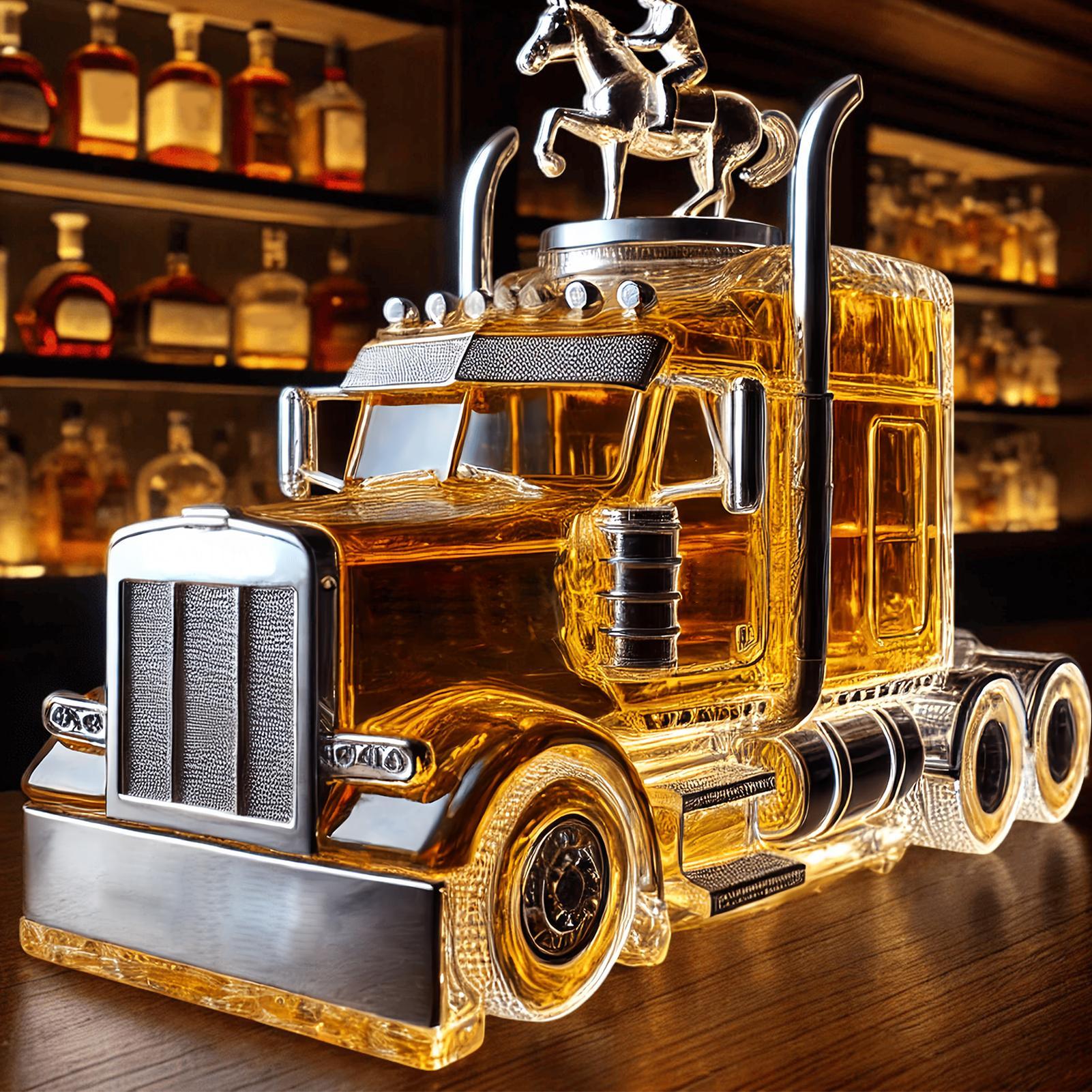 Wine Decanter Half Truck Bourb - Wine To Beer To Liquor 评论和价格