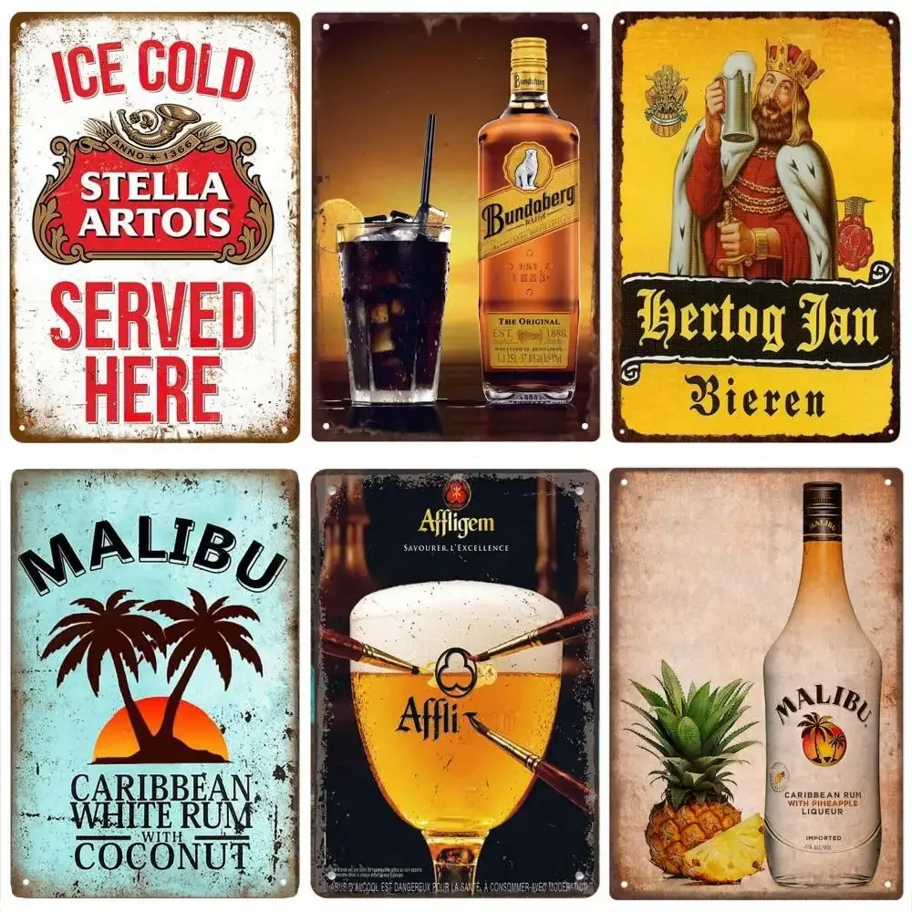 Retro Beer Brand MALIBU Wine M - Wine Beer Brand 评论和价格