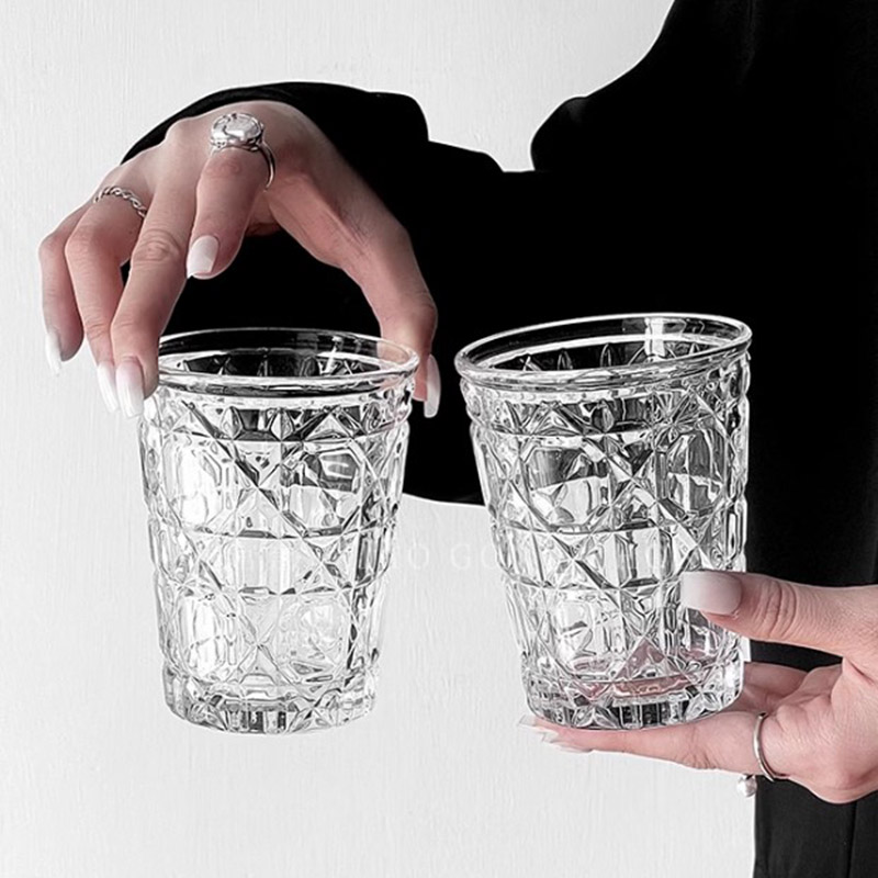 2pcs 310ml Vintage Diamond Pat - Wine To Beer To Liquor 评论和价格