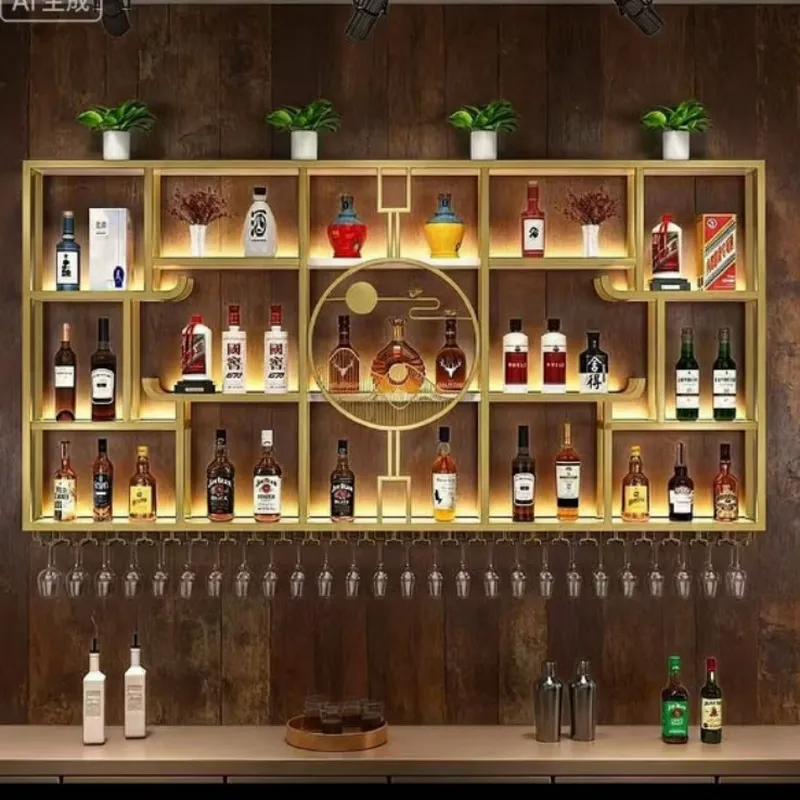Industrial Wrought Iron Wall M - Wine & Beer Emporium 评论和价格