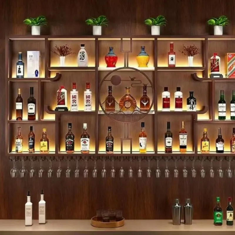 Industrial Wrought Iron Wall M - Wine & Beer Emporium 评论和价格