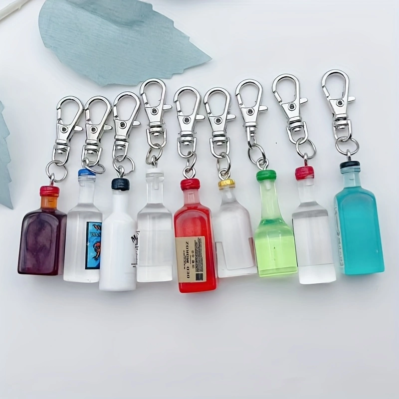9pcs Resin Beer Bottle Keychai - Beer & Wine Jockey Plaza Shopping 评论和价格