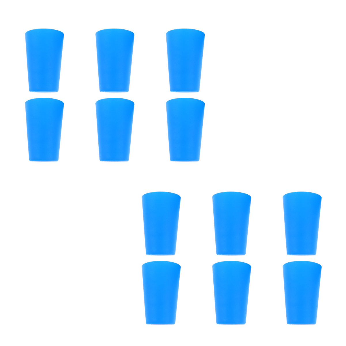 12Pcs Matte Juice Cups Plastic - Wine Beer Juice 评论和价格