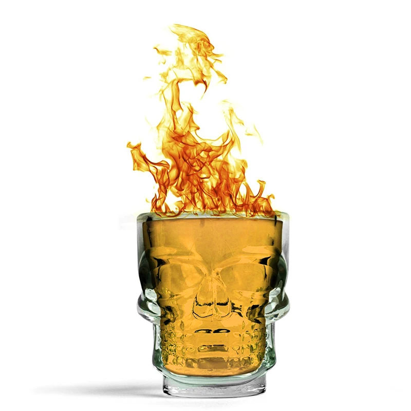 1/2Pcs Skull Head Shot Glass C - Wine To Beer To Liquor 评论和价格