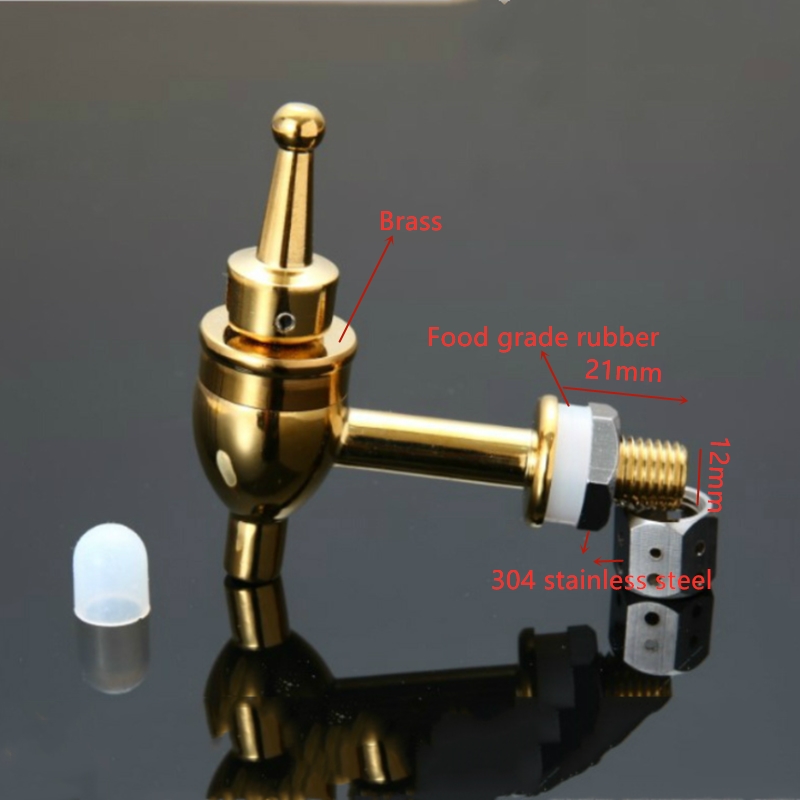 Copper Wine Barrel Spigot Beve - Wine Beer Juice 评论和价格