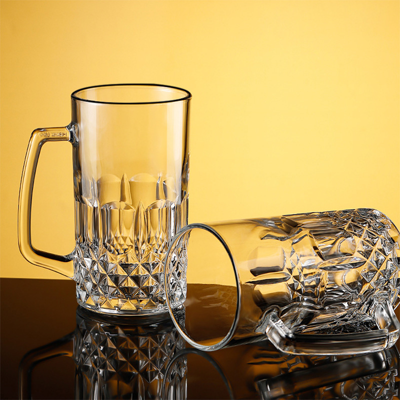 600ml/1000ml Beer Glass with H - Craft Beer & Wine U- 评论和价格