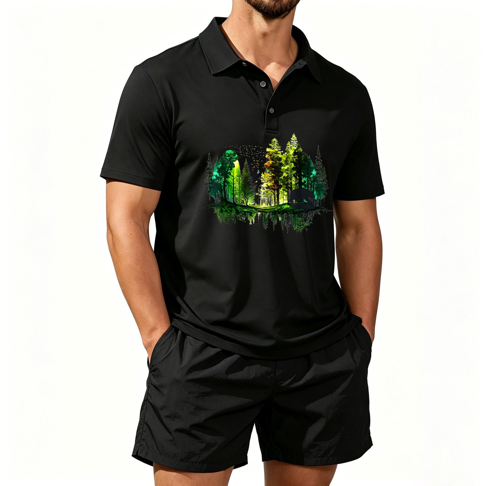 Men's Short-Sleeved Polo Set,  - Beer & Wine Jockey Plaza Shopping 评论和价格