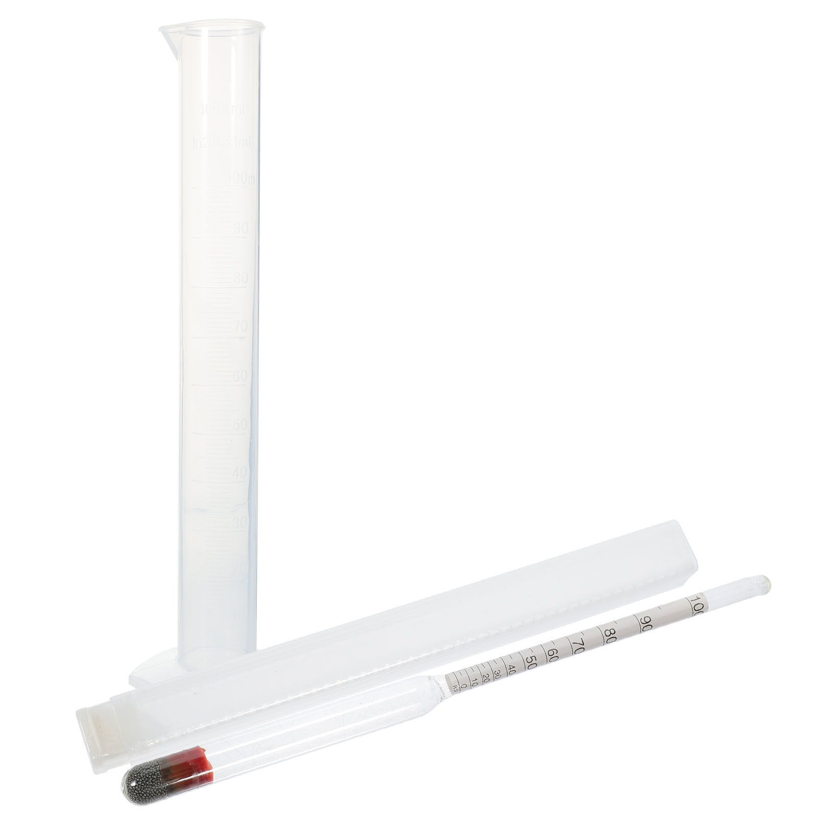 1Set Triple Scale Hydrometer f - Wine Beer Cider 评论和价格