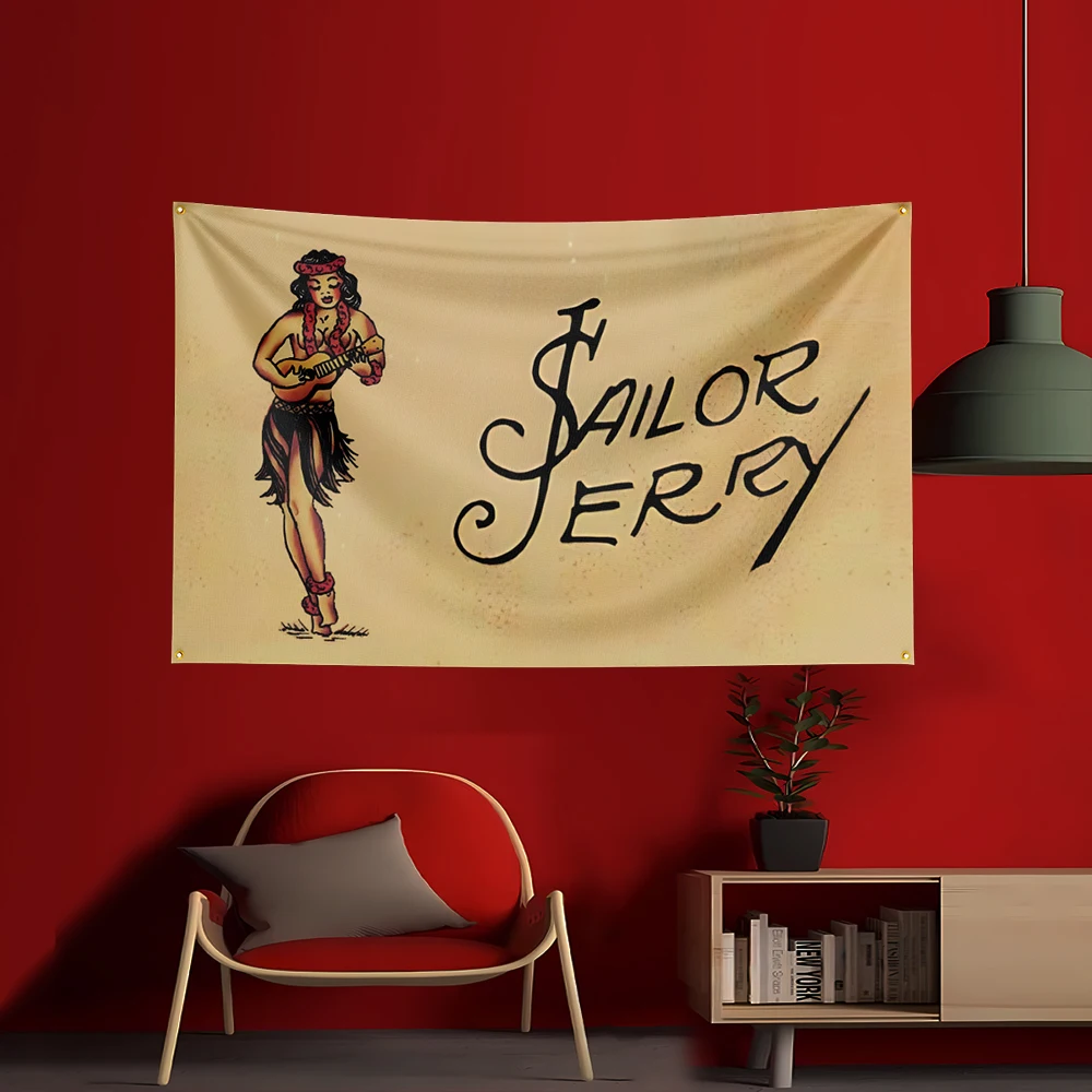 90X150CM S-Sailor Jerrys rum F - Wine Beer Garden 评论和价格