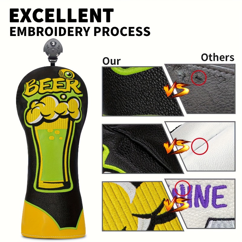 Golf Club Head Cover - Beer Mu - Beer & Wine Jockey Plaza Shopping 评论和价格