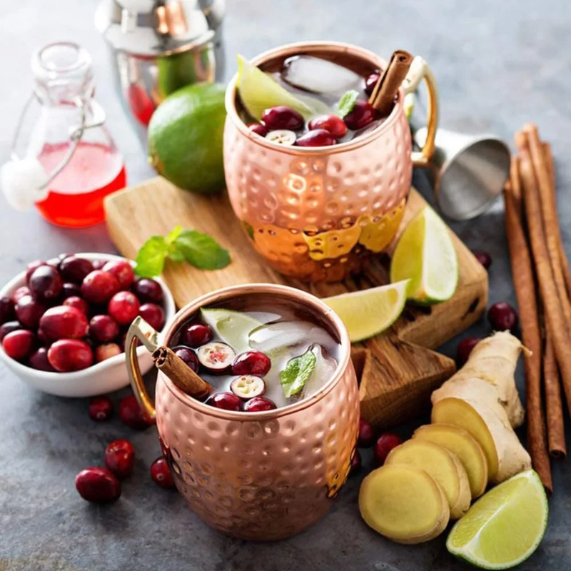 1-6PCS Cocktail Wine Cup Mosco - Wine Beer Juice 评论和价格