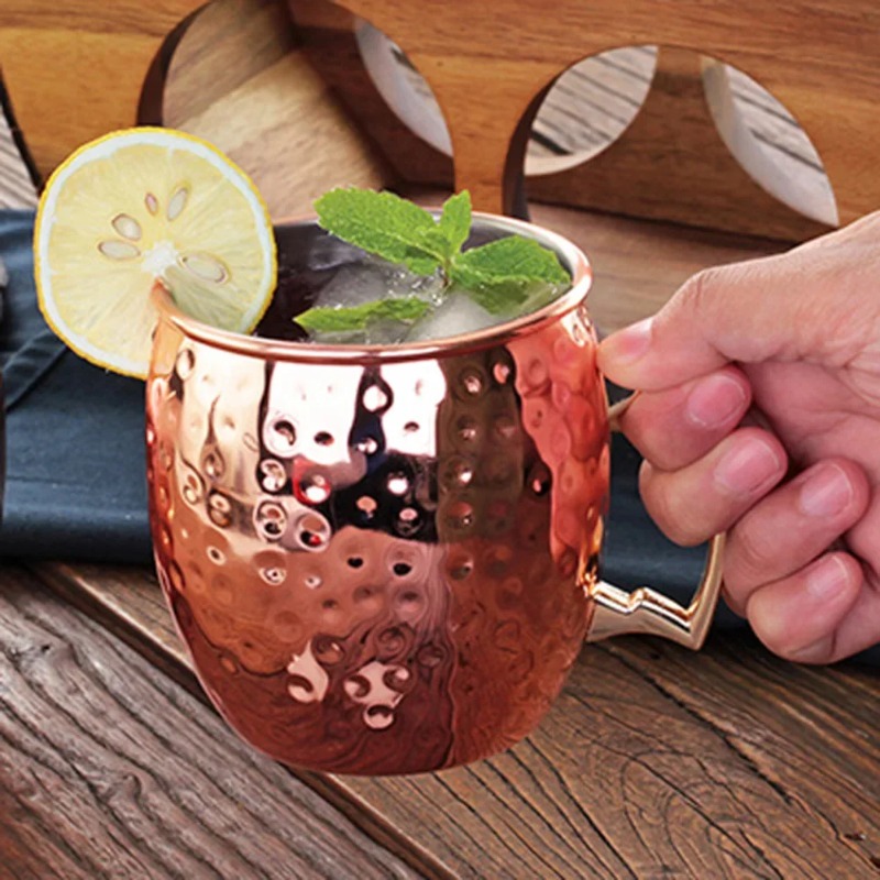 1-6PCS Cocktail Wine Cup Mosco - Wine Beer Juice 评论和价格