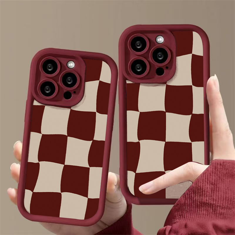 Wine Red Deform Grid Pattern P - Wine & Beer Emporium 评论和价格