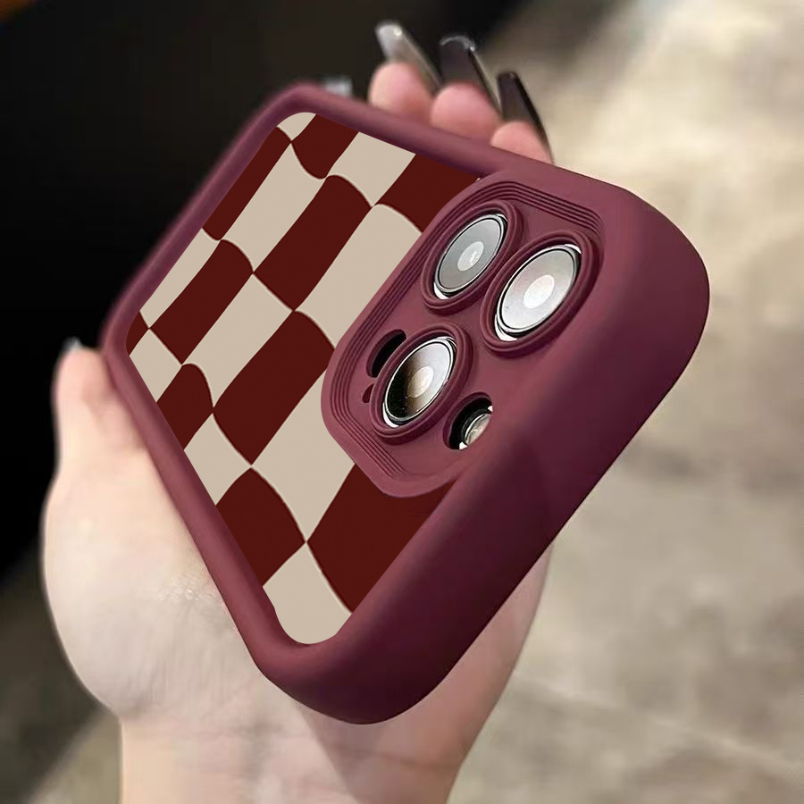 Wine Red Deform Grid Pattern P - Wine & Beer Emporium 评论和价格