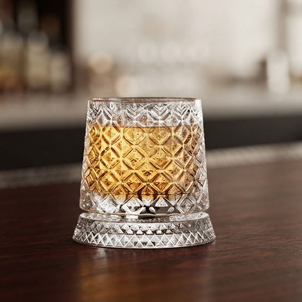Unique 360 Degree Rotating Gla - Wine To Beer To Liquor 评论和价格