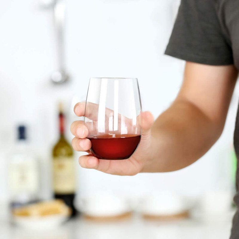 2/4Pcs Shatterproof Plastic Wi - Wine Beer Juice 评论和价格