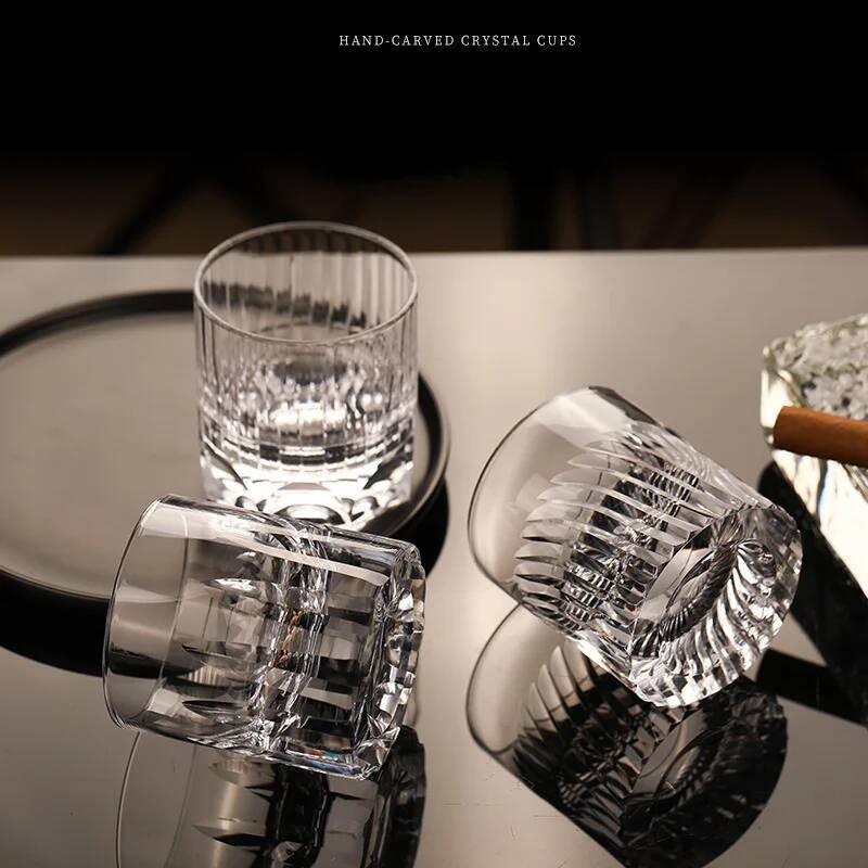 250ml Clear Carved Whiskey Cry - Wine Xo 评论和价格