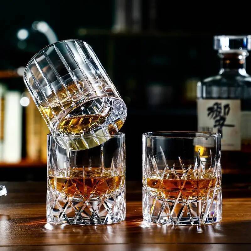 250ml Clear Carved Whiskey Cry - Wine Xo 评论和价格