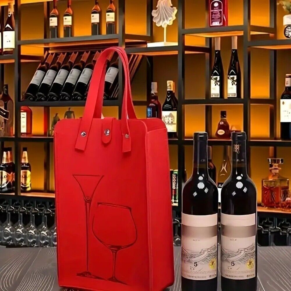 High Quality Felt Red Wine Bag - Wine & Beer Emporium 评论和价格