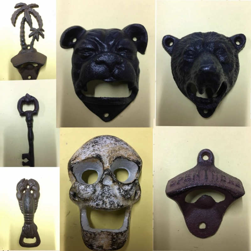 Cast Iron Wall Mounted Bottle  - Wine Beer Garden 评论和价格