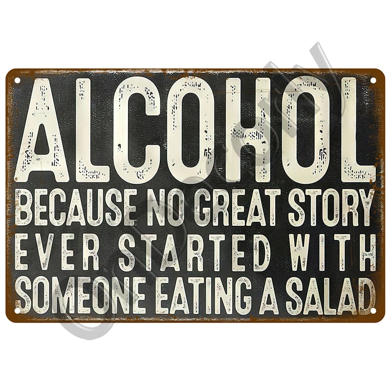 Metal Sign Whiskey Wine Alcoho - Wine Beer Brand 评论和价格