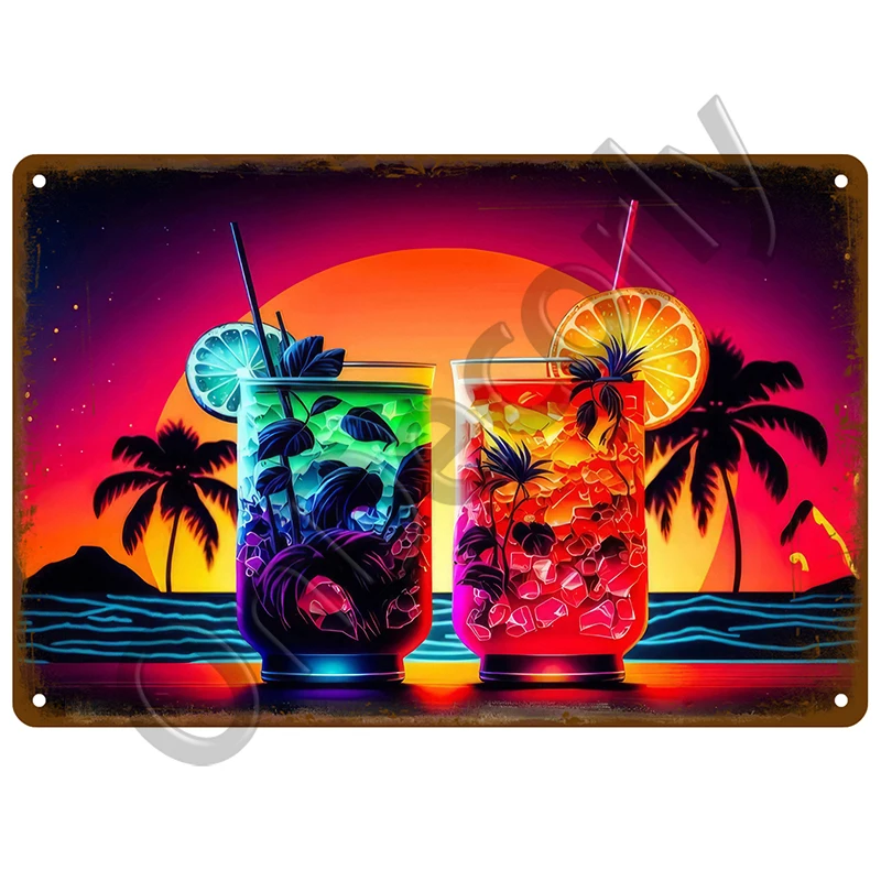 Metal Sign Whiskey Wine Alcoho - Wine Beer Brand 评论和价格