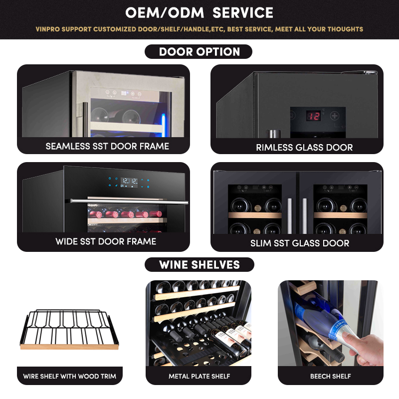 176L Glass Door Drink Fridge U - Wine Beer Fridge Under Counter 评论和价格