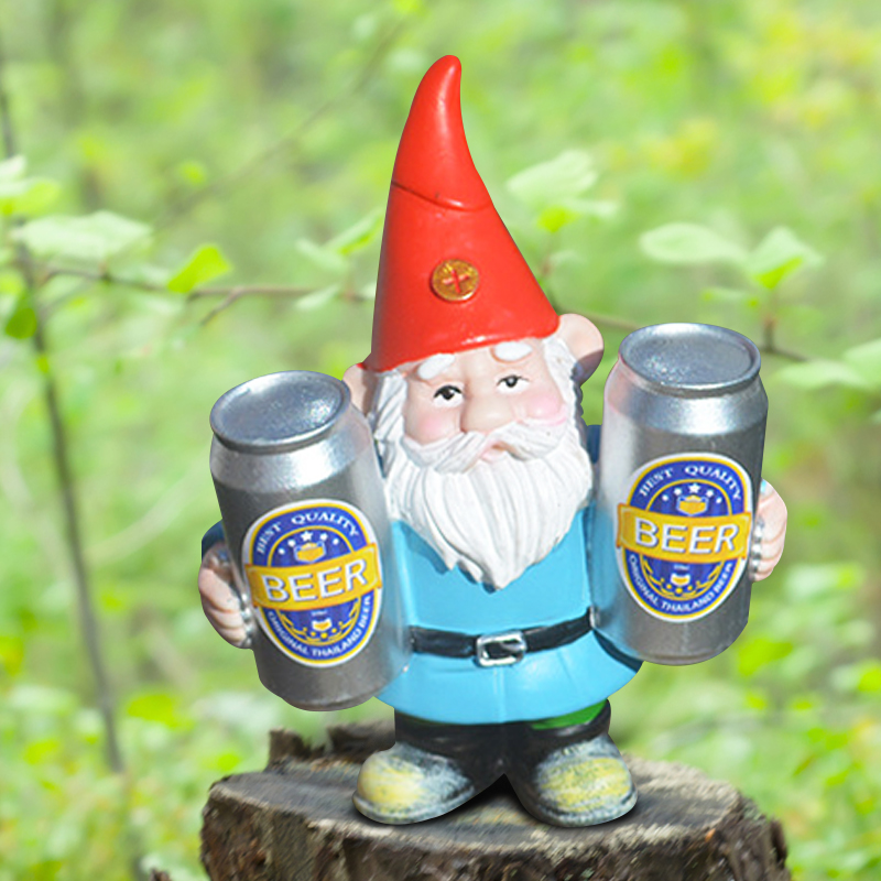 Drunk Gnome Drinking Beer Gard - Wine Beer Garden 评论和价格