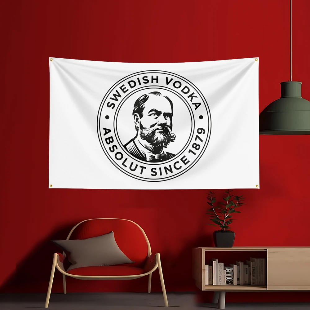 90X150CM A-Absolut Vodkas Flag - Wine Beer Garden 评论和价格