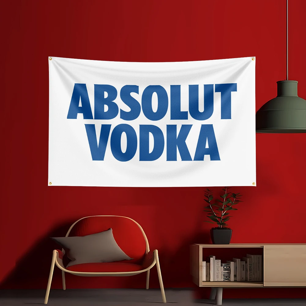 90X150CM A-Absolut Vodkas Flag - Wine Beer Garden 评论和价格