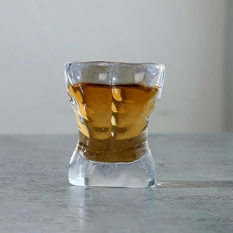 1PC Novelty Body Shaped Glass  - Wine Beer Juice 评论和价格