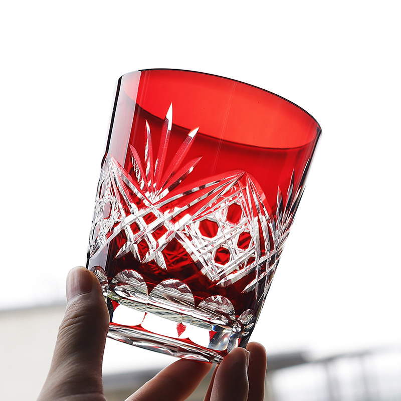 Red Edo Crystal Whisky Glass J - Wine To Beer To Liquor 评论和价格