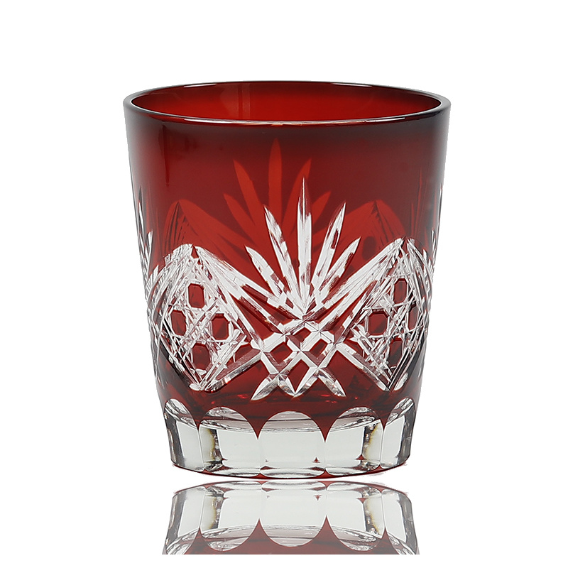 Red Edo Crystal Whisky Glass J - Wine To Beer To Liquor 评论和价格