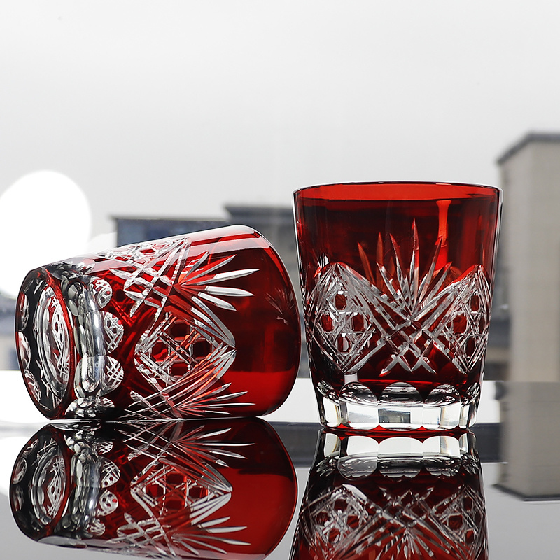 Red Edo Crystal Whisky Glass J - Wine To Beer To Liquor 评论和价格