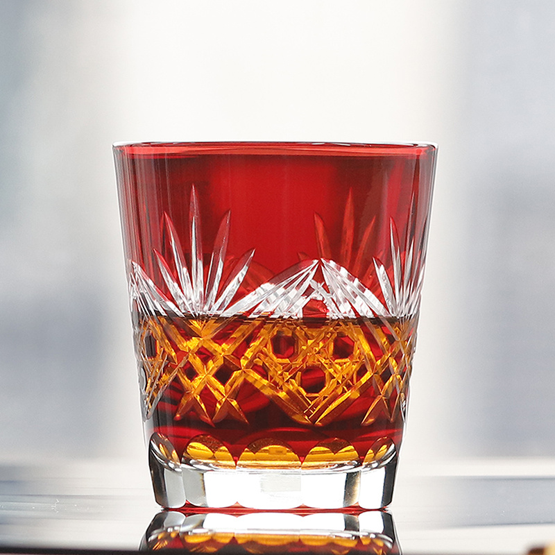 Red Edo Crystal Whisky Glass J - Wine To Beer To Liquor 评论和价格