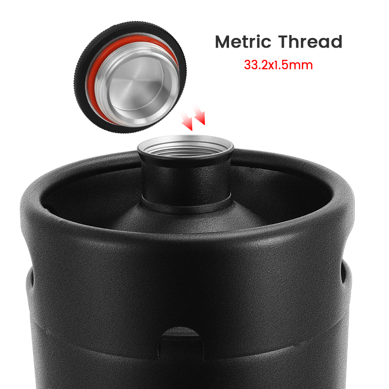 ELECQUEEN Mini Keg 5l, Matte B - Craft Beer & Wine U- 评论和价格