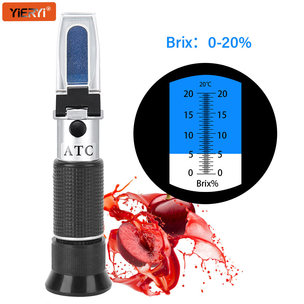 YIERYI Brix Refractometer 0-20 - Wine Beer Juice 评论和价格